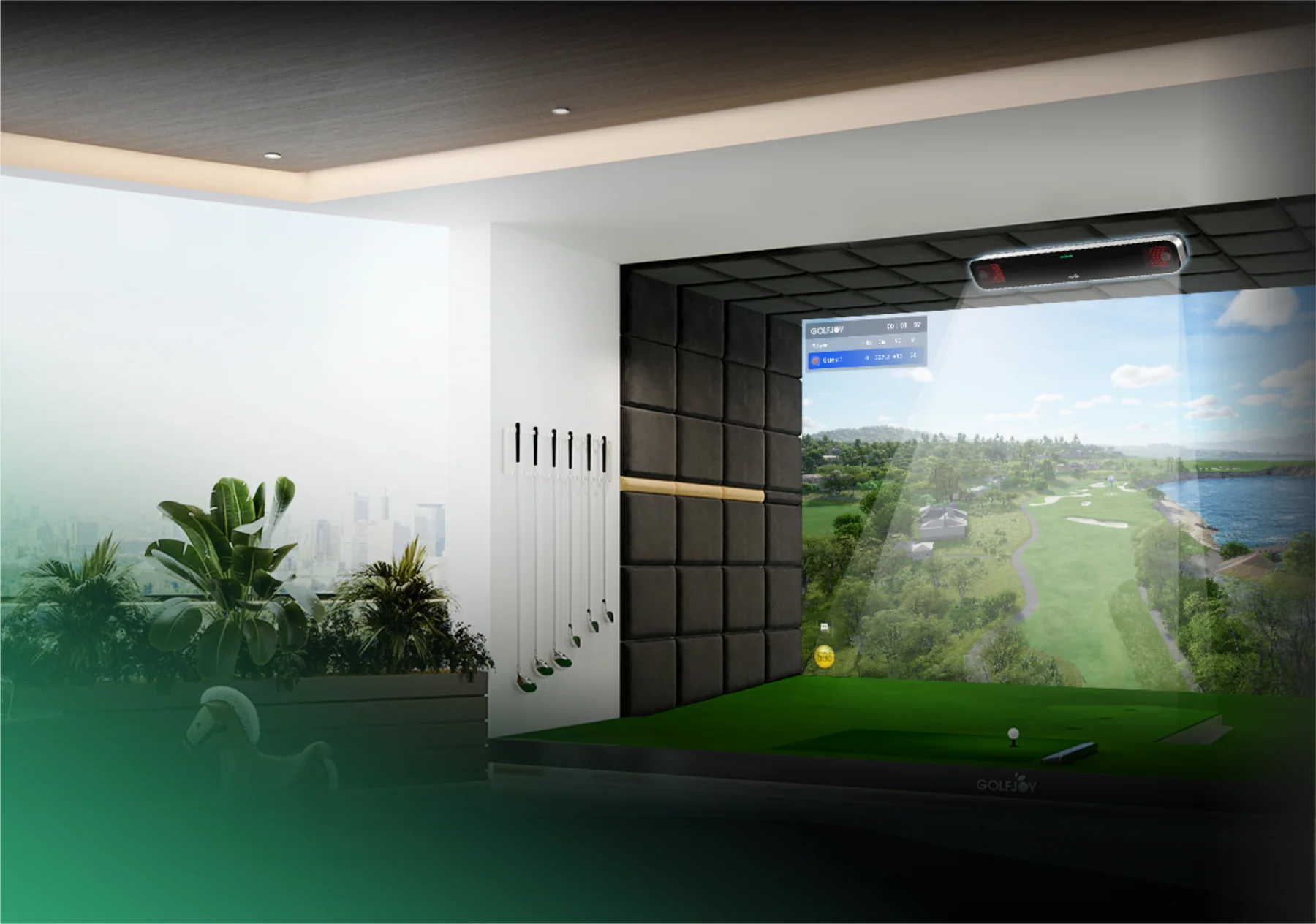 GolfJoy Rigel 2 (GR2) Overhead Launch Monitor - Golf Sim Depot