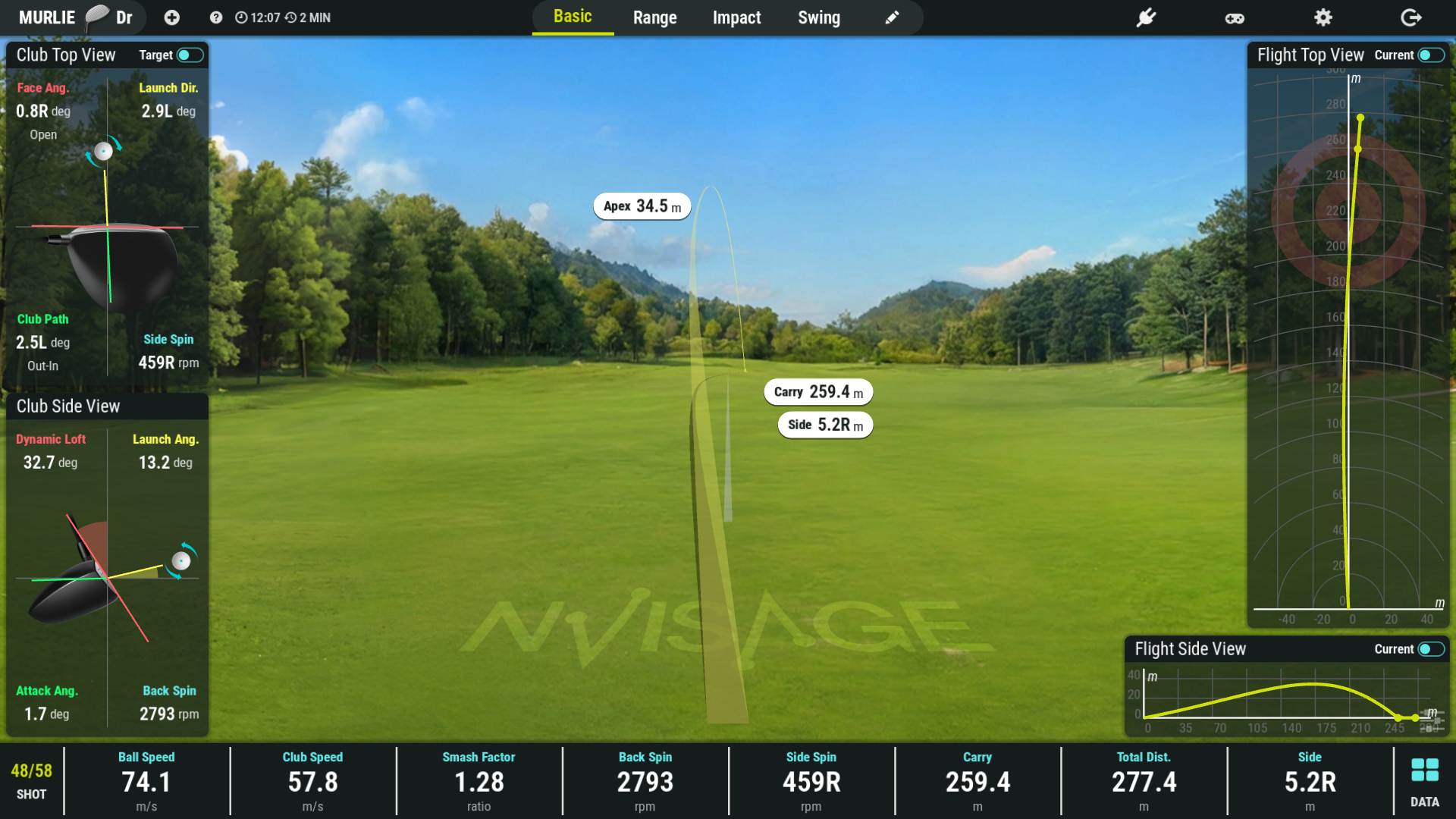 NVISAGE NEO-E Launch Monitor