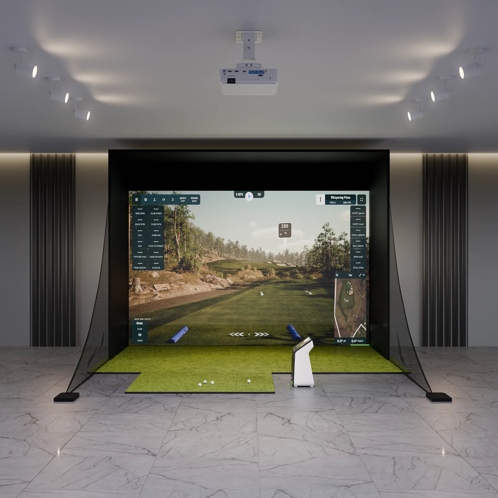 Garmin Approach R50 Essential Golf Simulator Kit