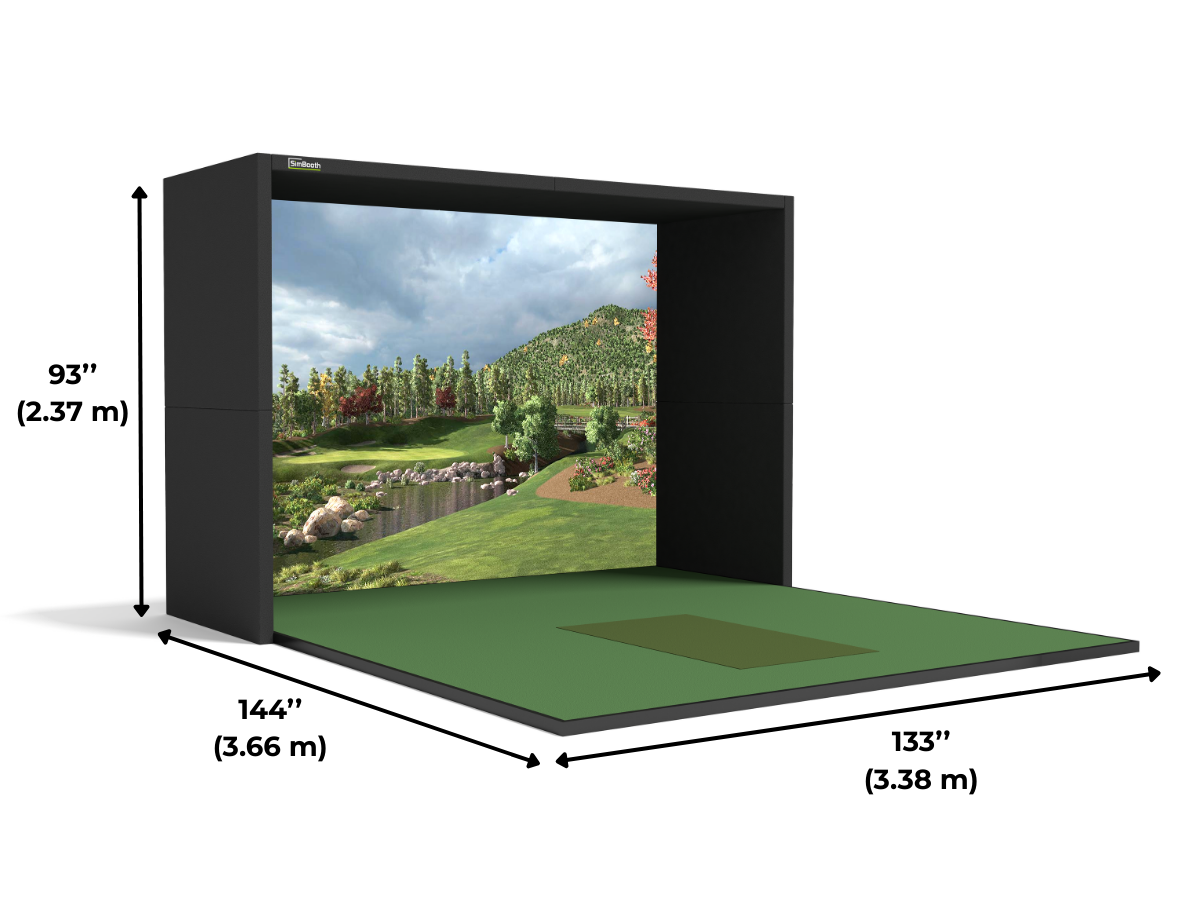 SimBooth 1 | Premium Golf Simulator Enclosure