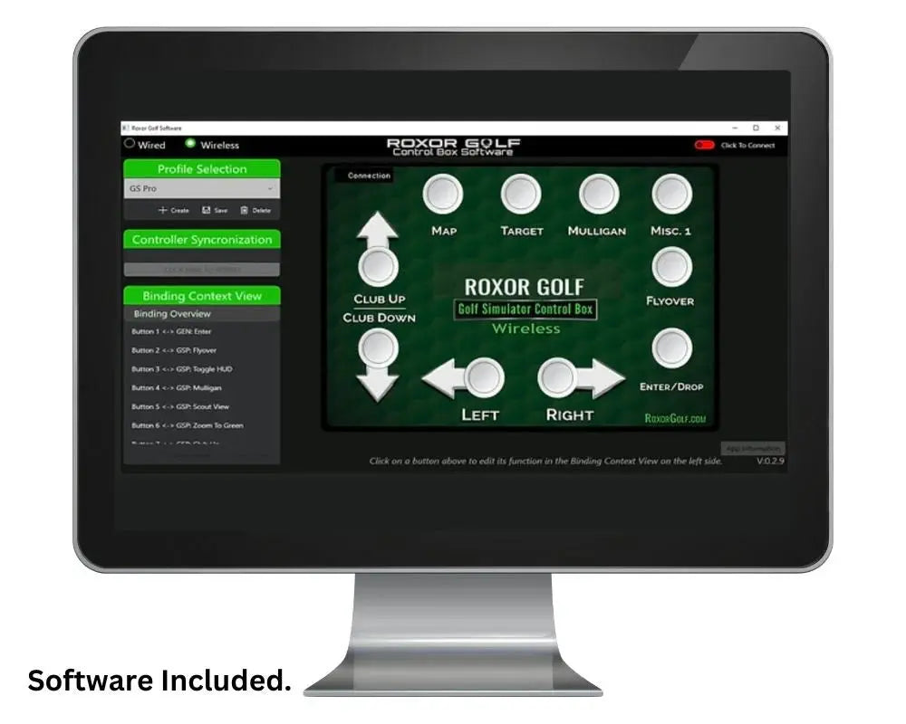 Standard Golf Simulator Control Box Roxor Golf