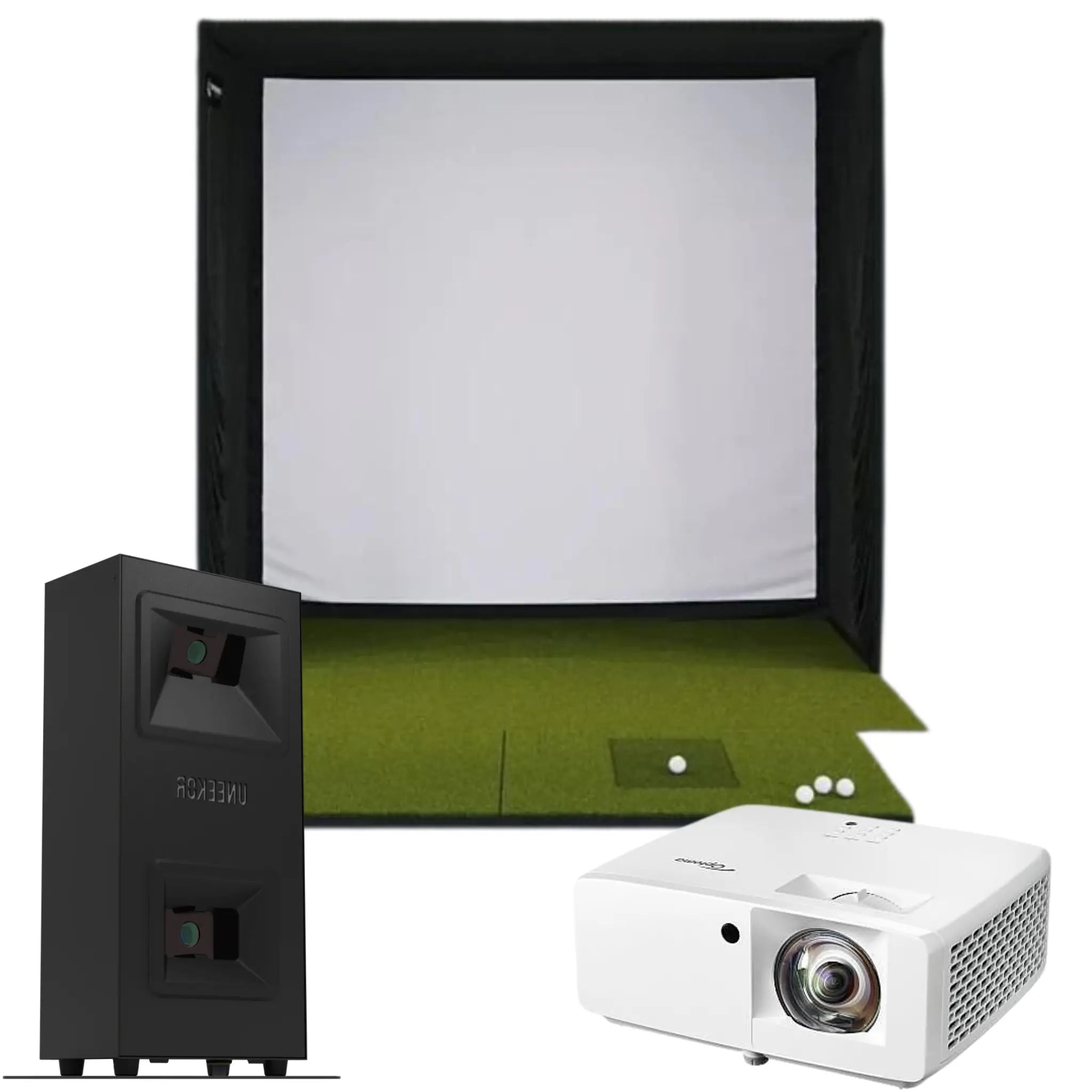 Uneekor EYE MINI LITE SIG8 Golf Simulator Package Golf Sim Depot