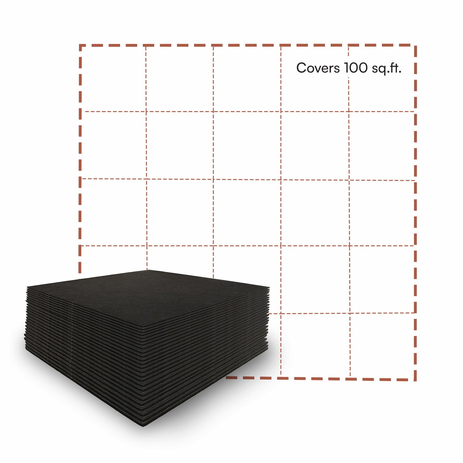 Golf Room Acoustic Tiles, Qty 25