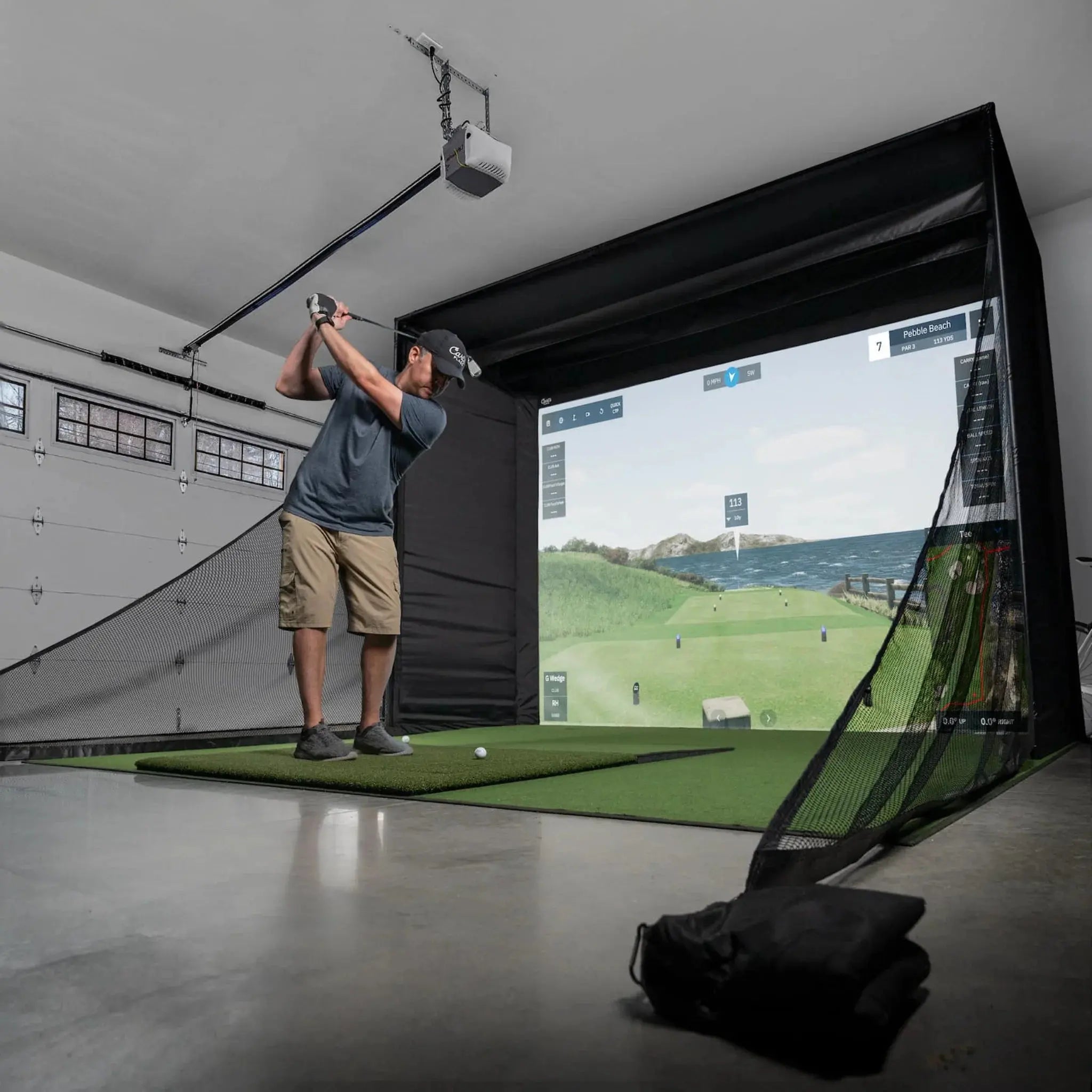 Customizable Carl's Place Golf Simulator Enclosure Kits for your Home!