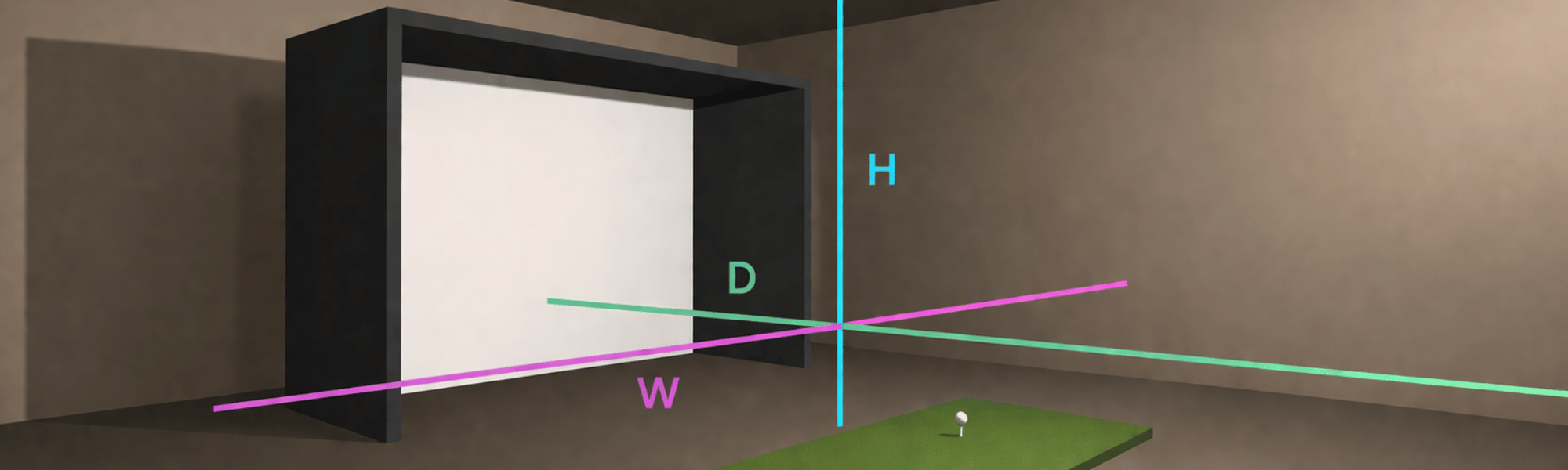 What Size Room Do You Need for a Golf Simulator? (2026) — Space Guide