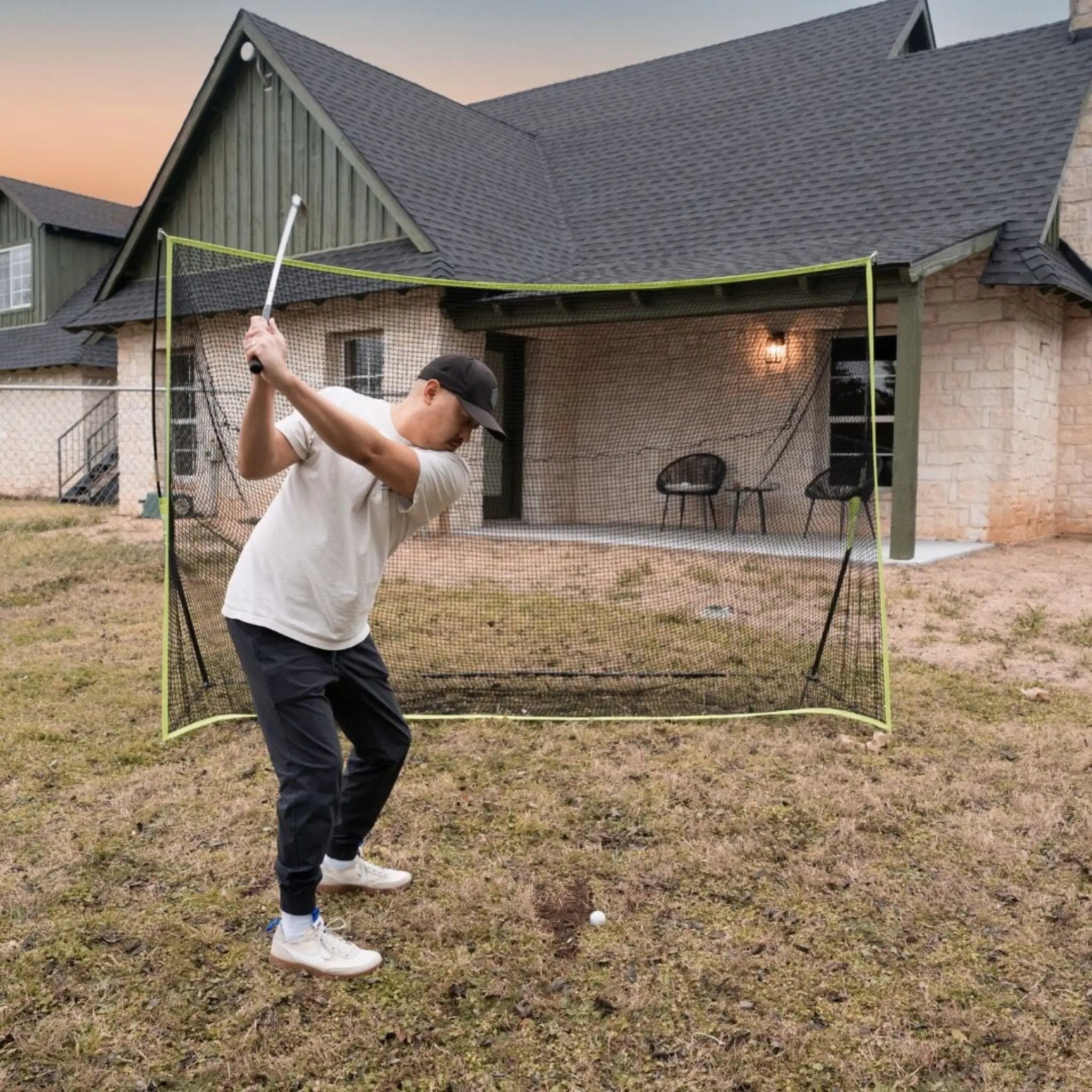 10' x 7' Rectangle Golf Net The Indoor Golf Shop