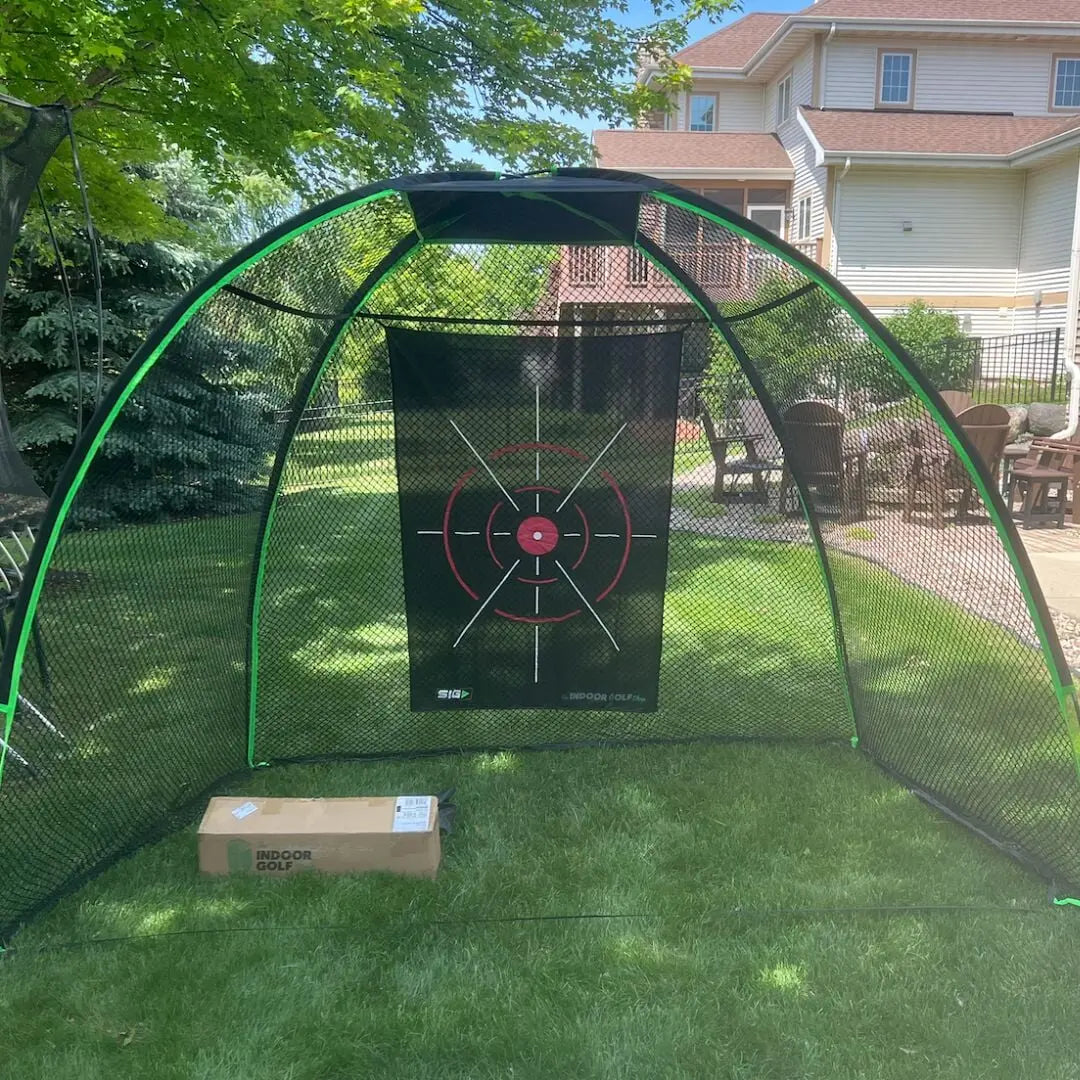 10' x 7' Rounded Golf Net The Indoor Golf Shop