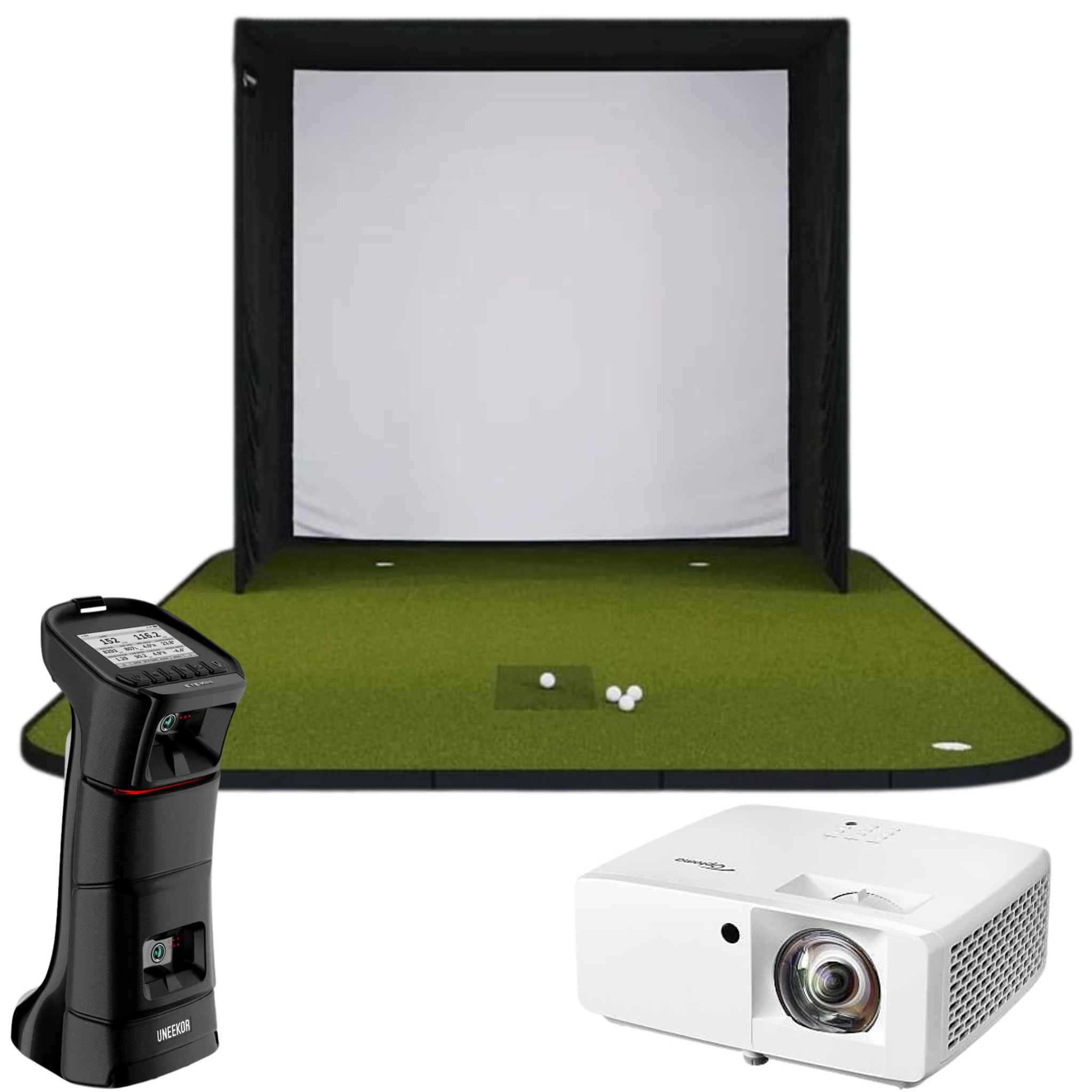 Uneekor EYE MINI SIG8 Golf Simulator Package