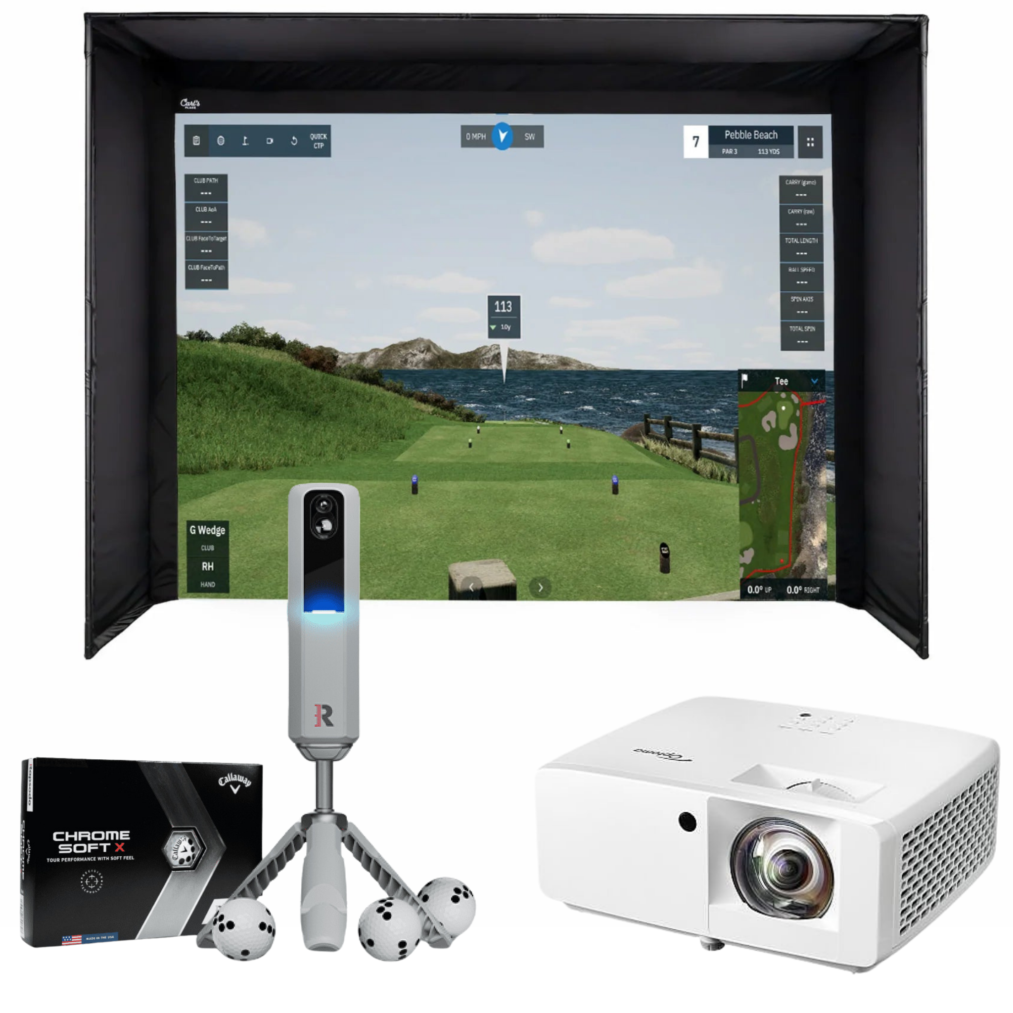 Rapsodo MLM2PRO™ DIY Golf Simulator Package