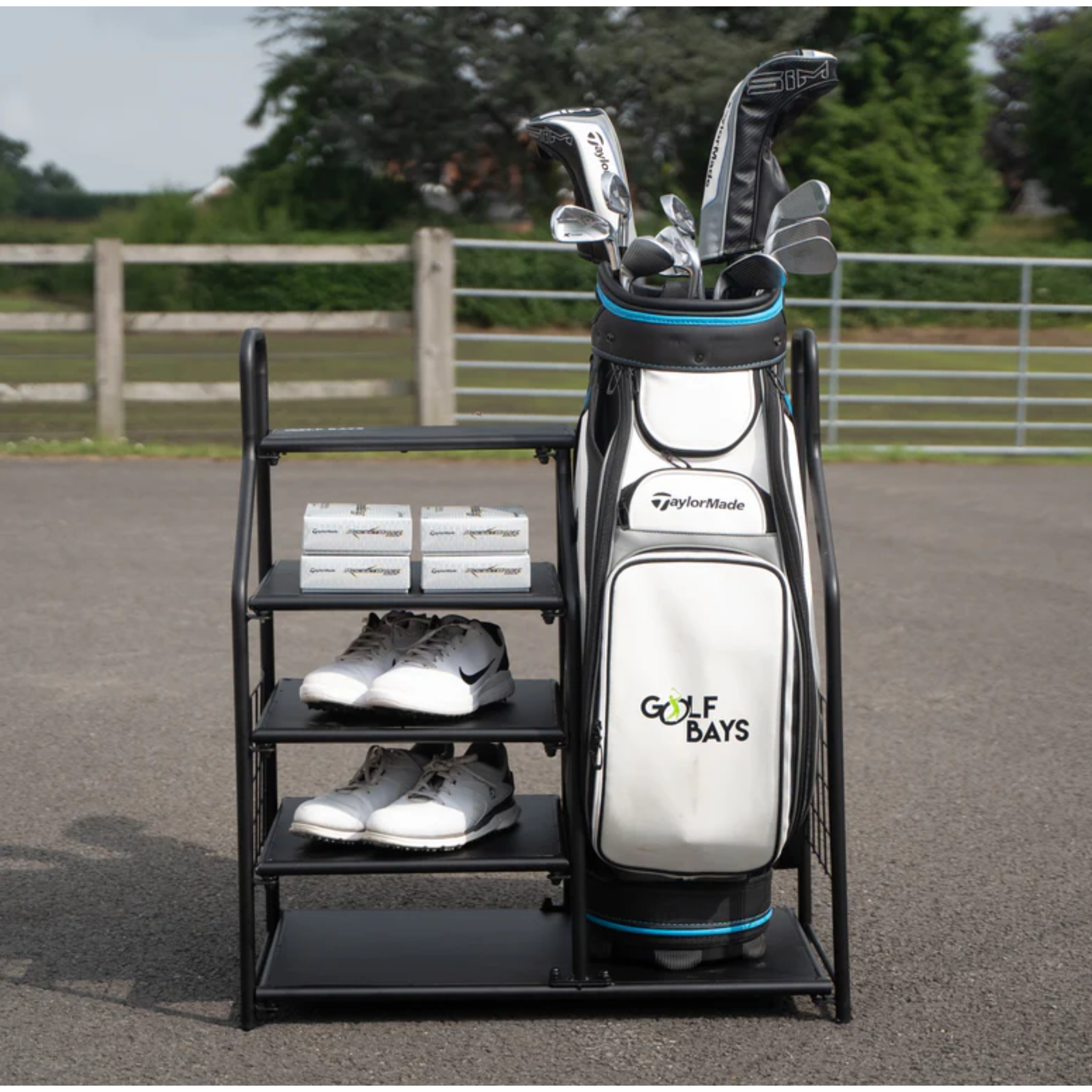 Golfbays Single Golf Bag Display Organizer