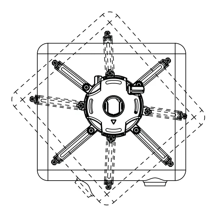 Flush-Mount Projector Mount Peerless