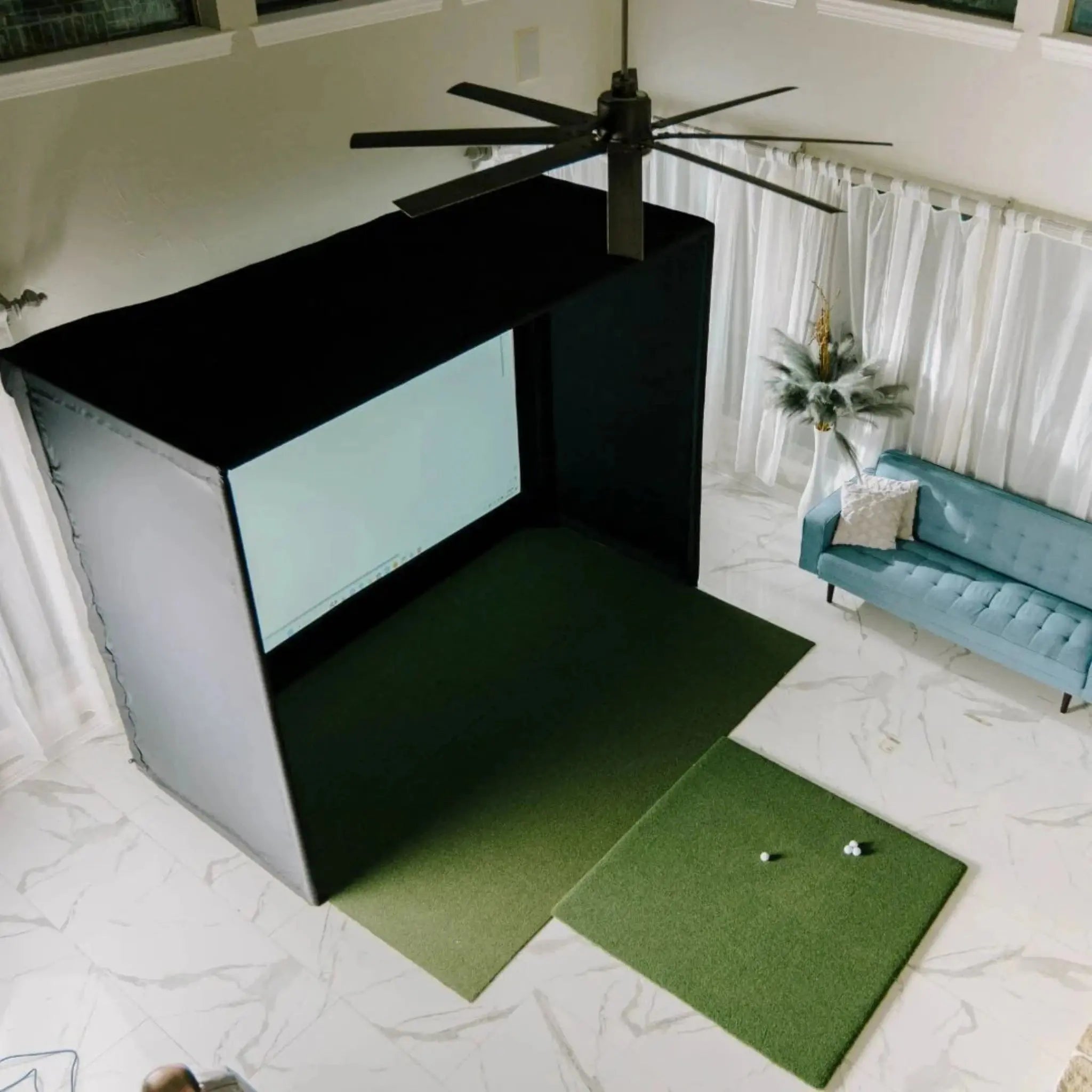 SIG10 Golf Simulator Enclosure The Indoor Golf Shop