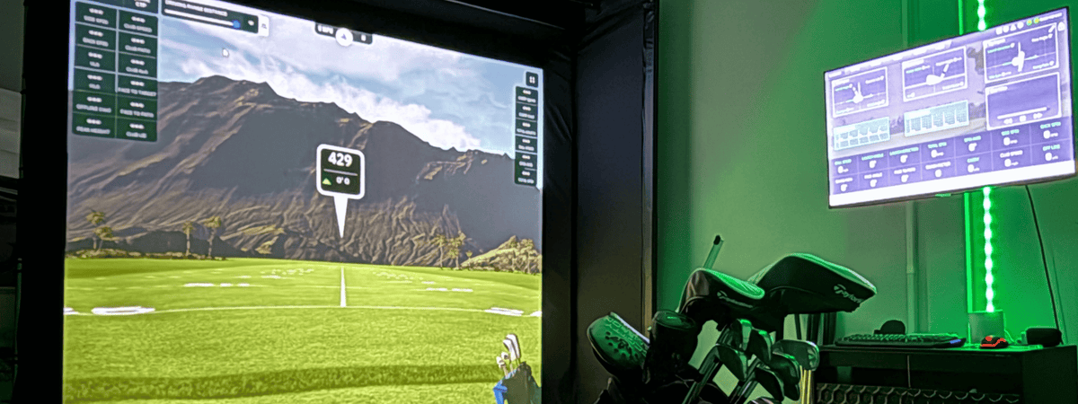Golf Sim View Custom Golf Simulator