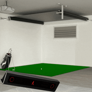 VTrack Retractable Golf Simulator Bundle - SportsScreen Vanish - Golf Sim Depot