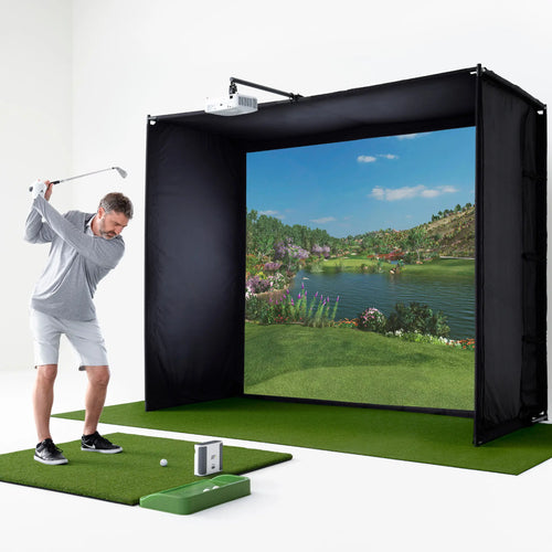 SKYTRAK ゴルフシミュレーター 本体とスタンドセット SkyTrak-Golf-Simulator-Studio-