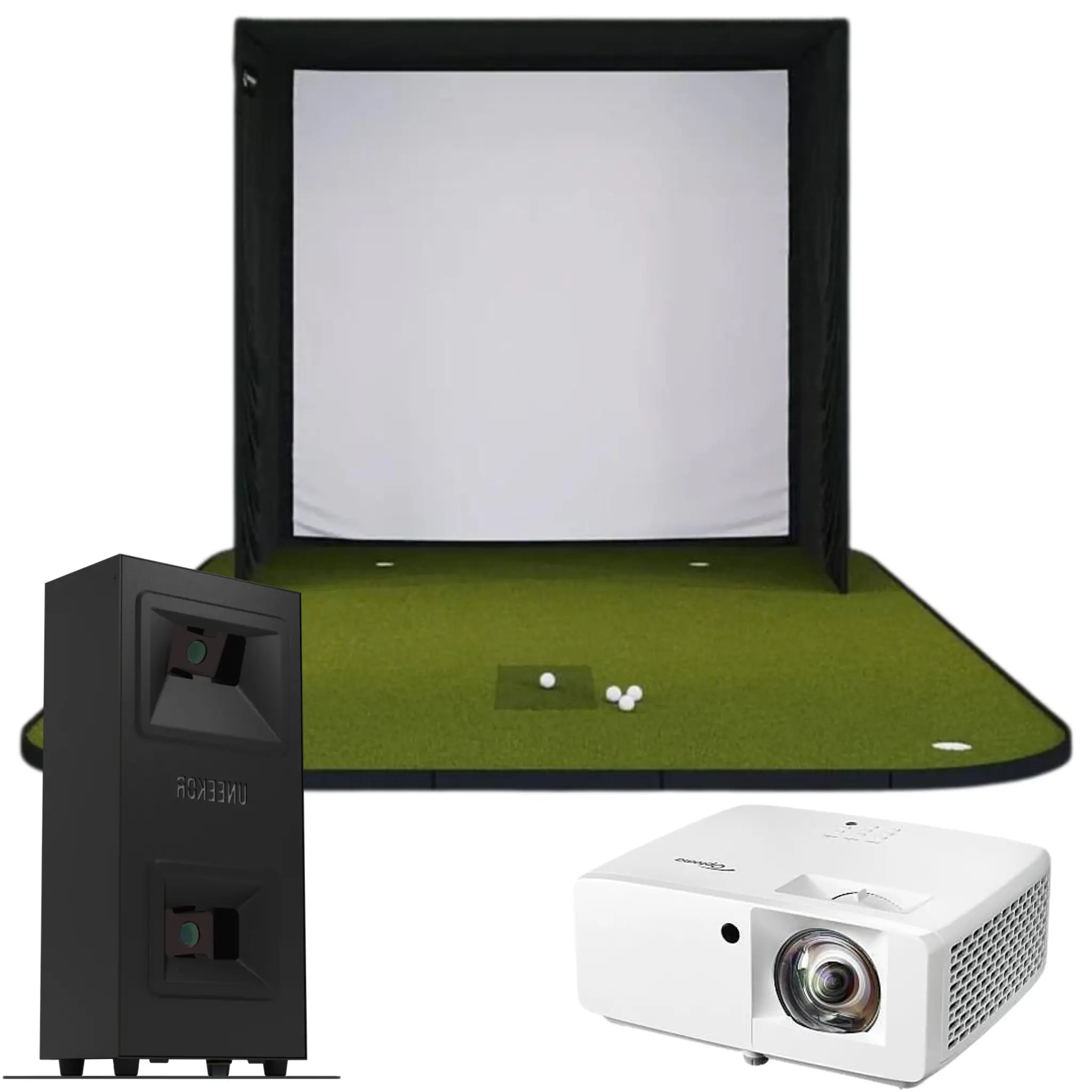 Uneekor EYE MINI LITE SIG8 Golf Simulator Package Golf Sim Depot