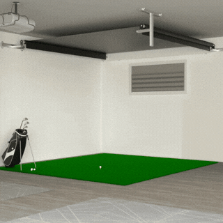 SportsScreen Vanish Series | Retractable Golf Enclosure - Golf Sim Depot