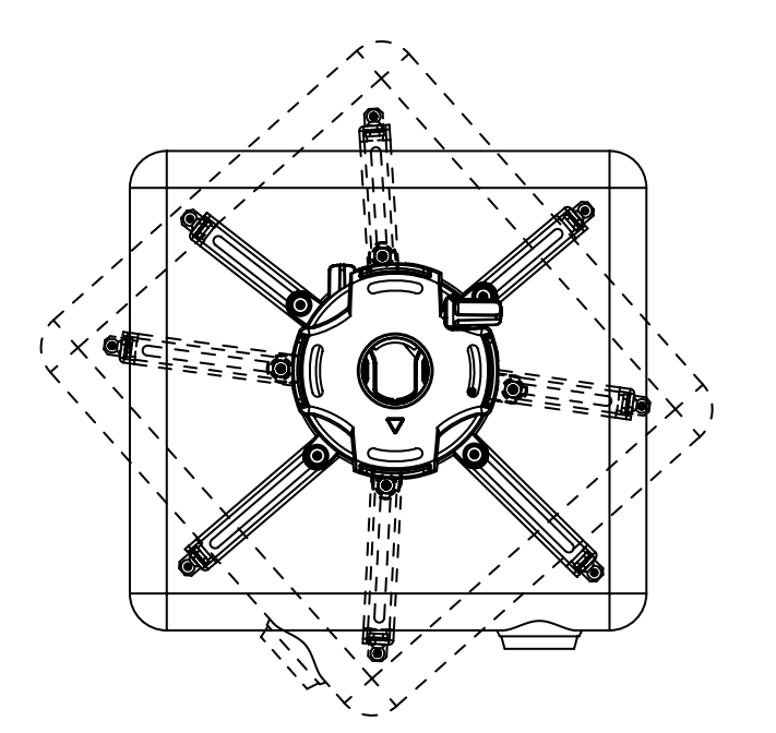 Flush-Mount Projector Mount